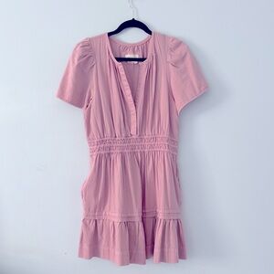 Anthropologie Blush Mini Dress